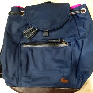 Dooney & Bourke Nylon and Leather Backpack, Like New!